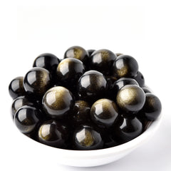 OZ DIY BK6002 Golden Obsidian Loose Bead