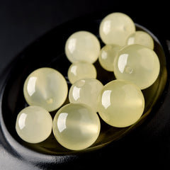 OZ DIY YE6000 Yellow Chalcedony Loose Bead
