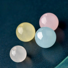 OZ DIY MC6001 Morganite-Colored Agate Loose Bead