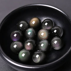 OZ DIY MC6004 Rainbow Obsidian Loose Bead