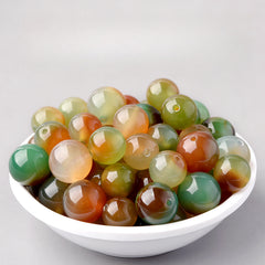 OZ DIY MC6000 Peacock Agate Loose Bead