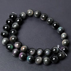 OZ DIY MC6004 Rainbow Obsidian Loose Bead