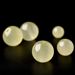 OZ DIY YE6000 Yellow Chalcedony Loose Bead