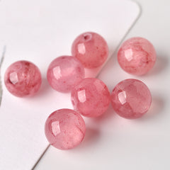 OZ DIY PK6001 Strawberry Quartz Loose Bead