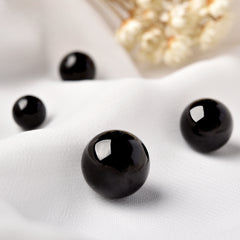 OZ DIY BK6001 Black Tourmaline Loose Bead