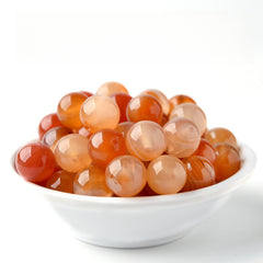 OZ DIY RD6003 Red Agate Loose Bead