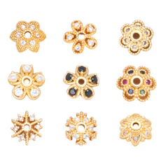 OZ DIY AC10001 Bead Cap (10 Pcs)