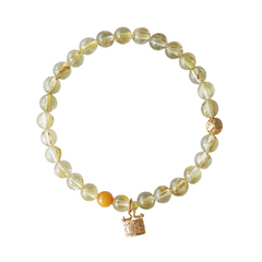 OZ Dorothy Series YE1000 Rutilated Quartz Citrine Bracelet
