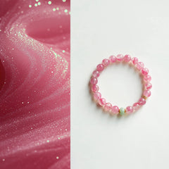 OZ Dorothy Series PK1007 Cherry Blossom Rhodonite & Rose Quartz Bracelet