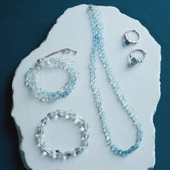 OZ Dorothy Series BU1003 Gradient Aquamarine Bracelet