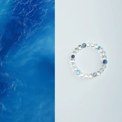 OZ Dorothy Series WH1005 Clarity Clear Quartz & Aquamarine