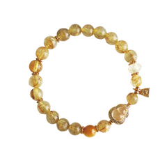 OZ Dorothy Series YE1001 Rutilated Quartz Citrine Bracelet