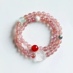 OZ Dorothy Series PK1003 Strawberry Rose Quartz Bracelet