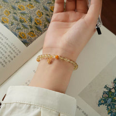 OZ Dorothy Series YE1000 Rutilated Quartz Citrine Bracelet