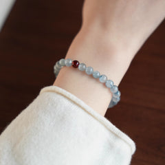 OZ Dunhuang Series BU1001 Blue Rabbit Hair Crystal Bracelet