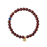 OZ Himalaya Series RD1000 Garnet & Blue Quartz Bracelet