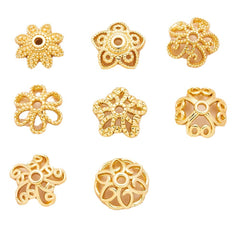 OZ DIY AC10000 Golden Bead Cap (10 Pcs)