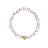 OZ Dorothy Series PK1005 Mozambique Star Six-Pointed Star Rose Quartz Bracelet