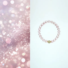 OZ Dorothy Series PK1005 Mozambique Star Six-Pointed Star Rose Quartz Bracelet