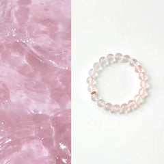 OZ Dorothy Series PK1008 Mozambique Star Six-Pointed Star Rose Quartz Bracelet