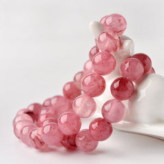 OZ DIY PK6001 Strawberry Quartz Loose Bead