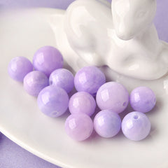 OZ DIY PL6001 Purple Chalcedony Loose Bead