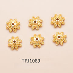 OZ DIY AC10000 Golden Bead Cap (10 Pcs)