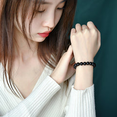 OZ DIY BK6001 Black Tourmaline Loose Bead