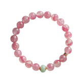 OZ Dorothy Series PK1007 Cherry Blossom Rhodonite & Rose Quartz Bracelet