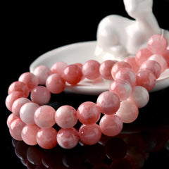 OZ DIY PK6002 Pink Chalcedony Loose Bead