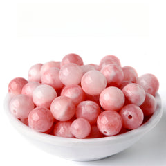OZ DIY PK6002 Pink Chalcedony Loose Bead
