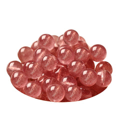 OZ DIY RD6002 Strawberry Quartz Loose Bead