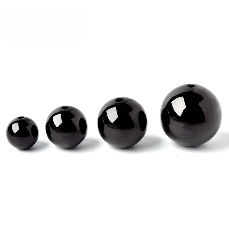 OZ DIY BK6001 Black Tourmaline Loose Bead