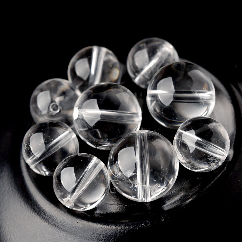 OZ DIY WH6000 White Clear Quartz Loose Bead