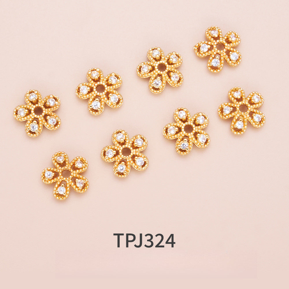 OZ DIY AC10001 Bead Cap (10 Pcs)