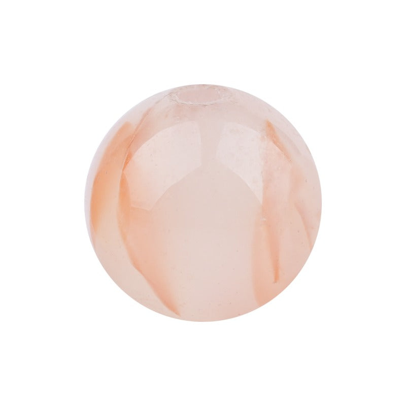 OZ DIY RD6005 Red Hematoid Quartz Loose Bead