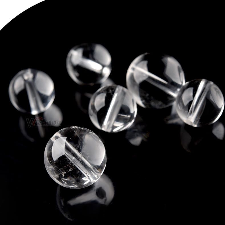 OZ DIY WH6000 White Clear Quartz Loose Bead