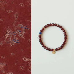 OZ Himalaya Series RD1000 Garnet & Blue Quartz Bracelet