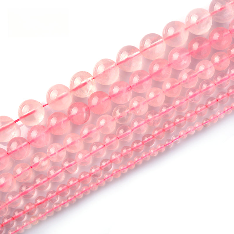 OZ DIY PK6000 Rose Quartz Loose Bead