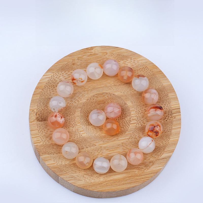 OZ DIY RD6005 Red Hematoid Quartz Loose Bead