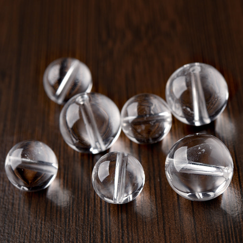 OZ DIY WH6000 White Clear Quartz Loose Bead